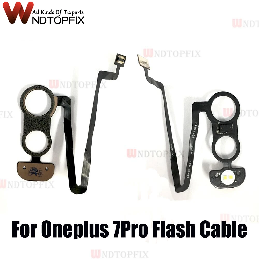 

100% Original For OnePlus 7 Pro Flash line camera rear cover line flex cable for Oneplus 7 pro Flash Cable