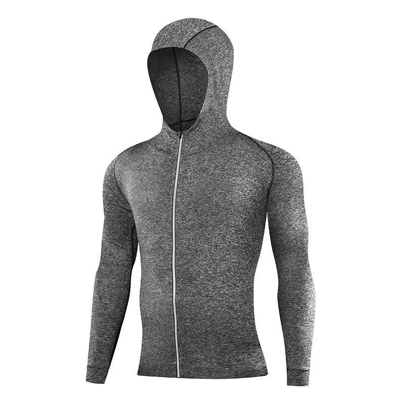 

Cody Lundin Hoodie Zipper Sweatshirt Men's Tight Tracksuit Long Sleeve Running Stretch Tight Clothes Leisure Sportswear