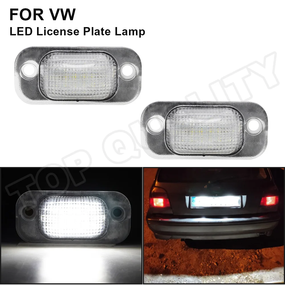 

Для VW Golf II MK2 1983-1992 Jetta II 1984-1991 2 шт. Белый светодиодный номерной знак освещение номерной знак OEM #:191943167