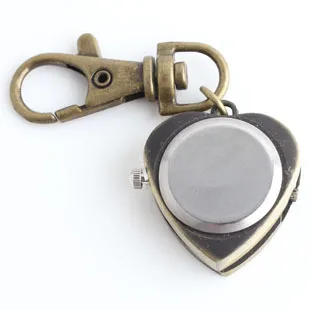 Часы с подвеской в форме сердца уникальные креативные кварцевые карманные часы