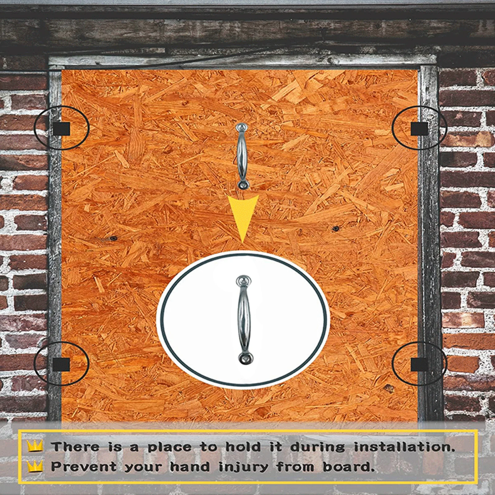 Прочные стальные зажимы для оконных панелей Hurricane