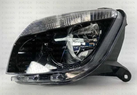 Фара LH (черная) Duster 1 (2011-2020) Jorden JH07DUS10001BL Jorden арт. JH07DUS10001BL