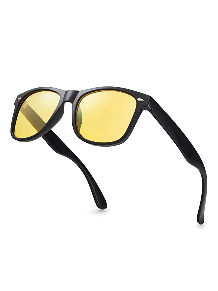Retro Metal Frame Sunglasses Sunglasses Yellow Film Night Vision Goggles  Multicolor Selection Sunglasses - Sunglasses - AliExpress