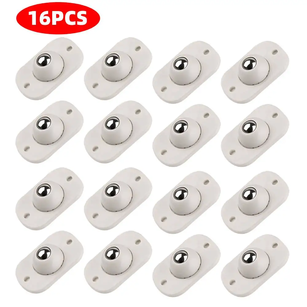 4/8/12/16 шт. универсальные самоклеящиеся ролики с вращением на 360 градусов |