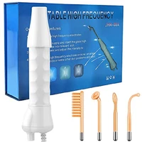 high frequency electrotherapy glass electrode tube beauty device face therapy neon argon fusion wands wrinkle acne spot remover