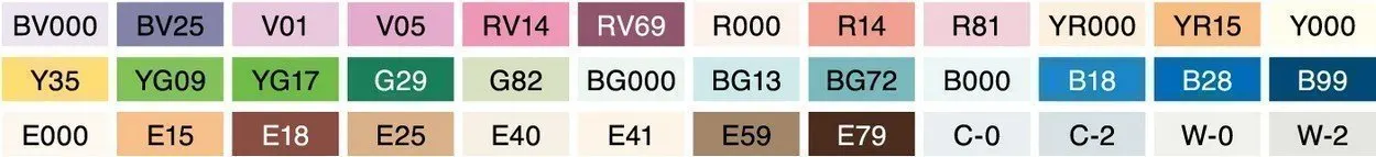 Рисунок 2 - Copic Набор маркеров на спиртовой