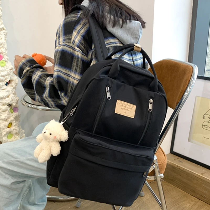 

Waterproof Youth Quality High Women Multifunction Backpack Female Girls for Backpacks Teenage Bag pack Shoulder School Bag