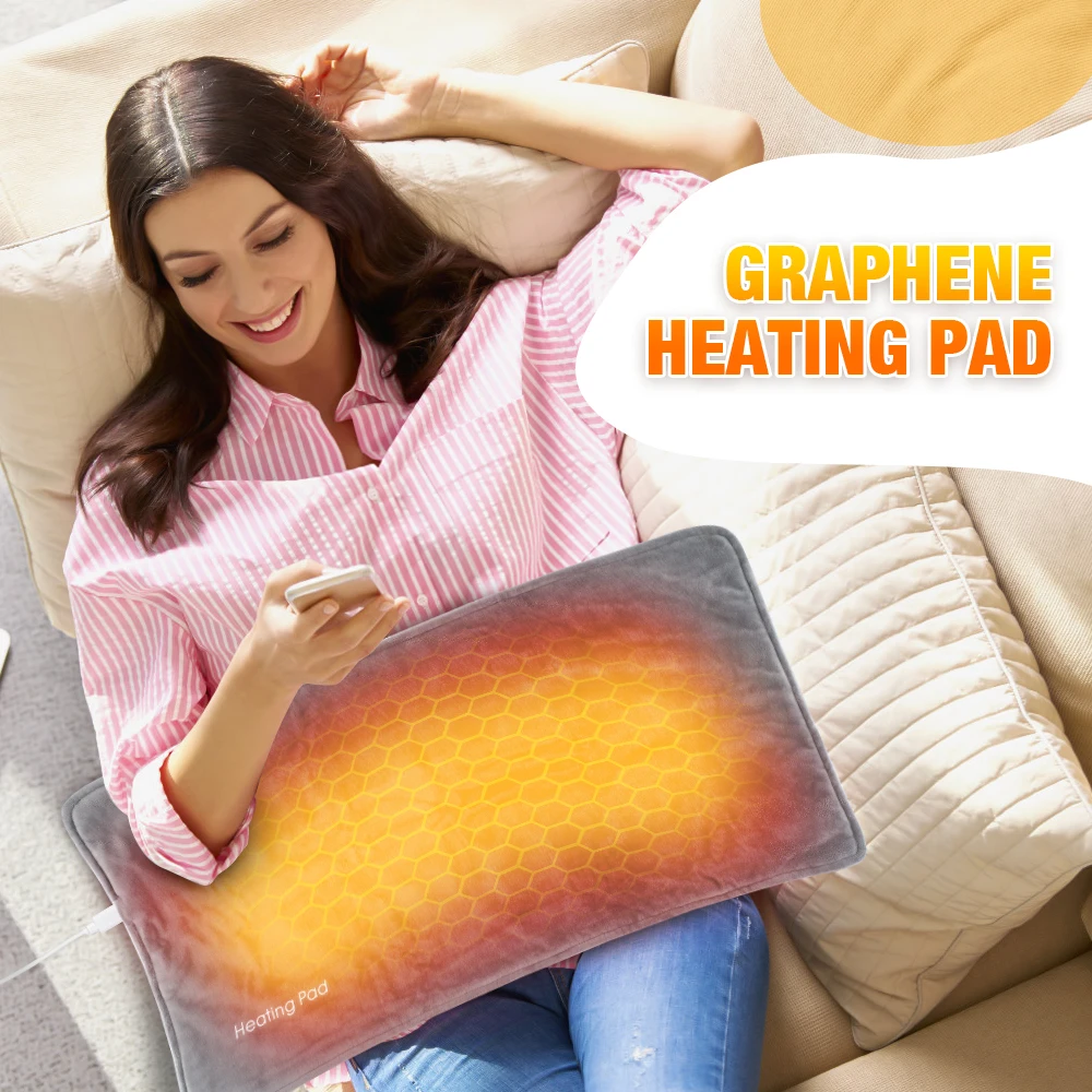 

30*59cm Graphene Electric Heating Pad Constant Temperature Hot Compress Warm-up Physiotherapy Blanket Keep Warm Blanket Warmer