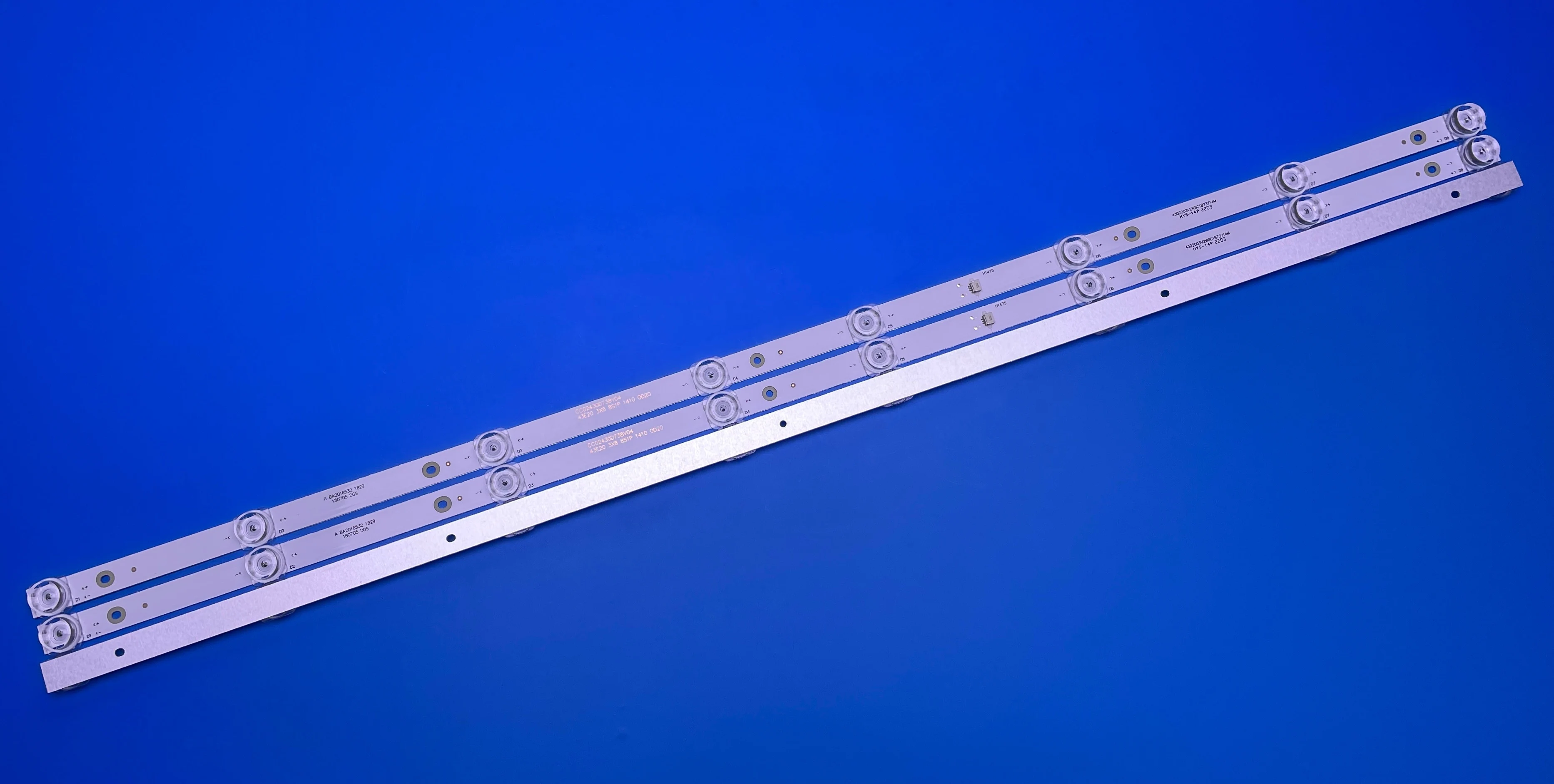 Led подсветка CC02430D738V04 CC02430D738V08 for AMCV LE-43ZTFS17 Baird TI4311DLEDDS DEXP F43D7000Q F43E8000Q | Электронные