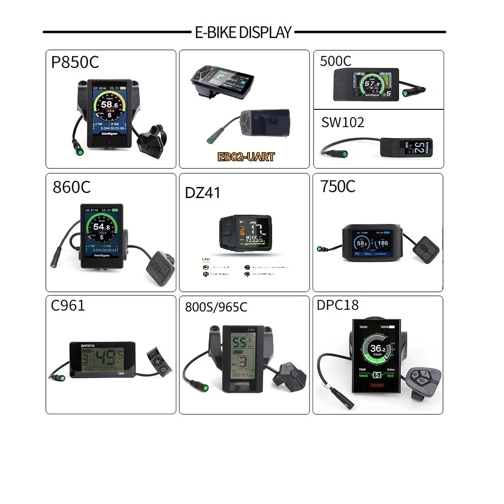 Фото Комплекты для переоборудования электровелосипедов Bafang M615 G320.1000 48V 52V 1000W BBSHD UART с центральным двигателем, BB 68/100/120 мм №4