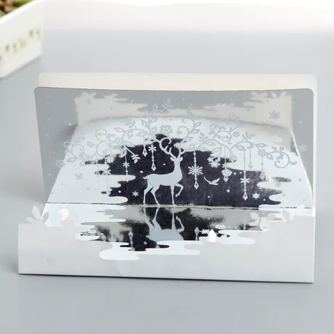 3D рождественская открытка parehope