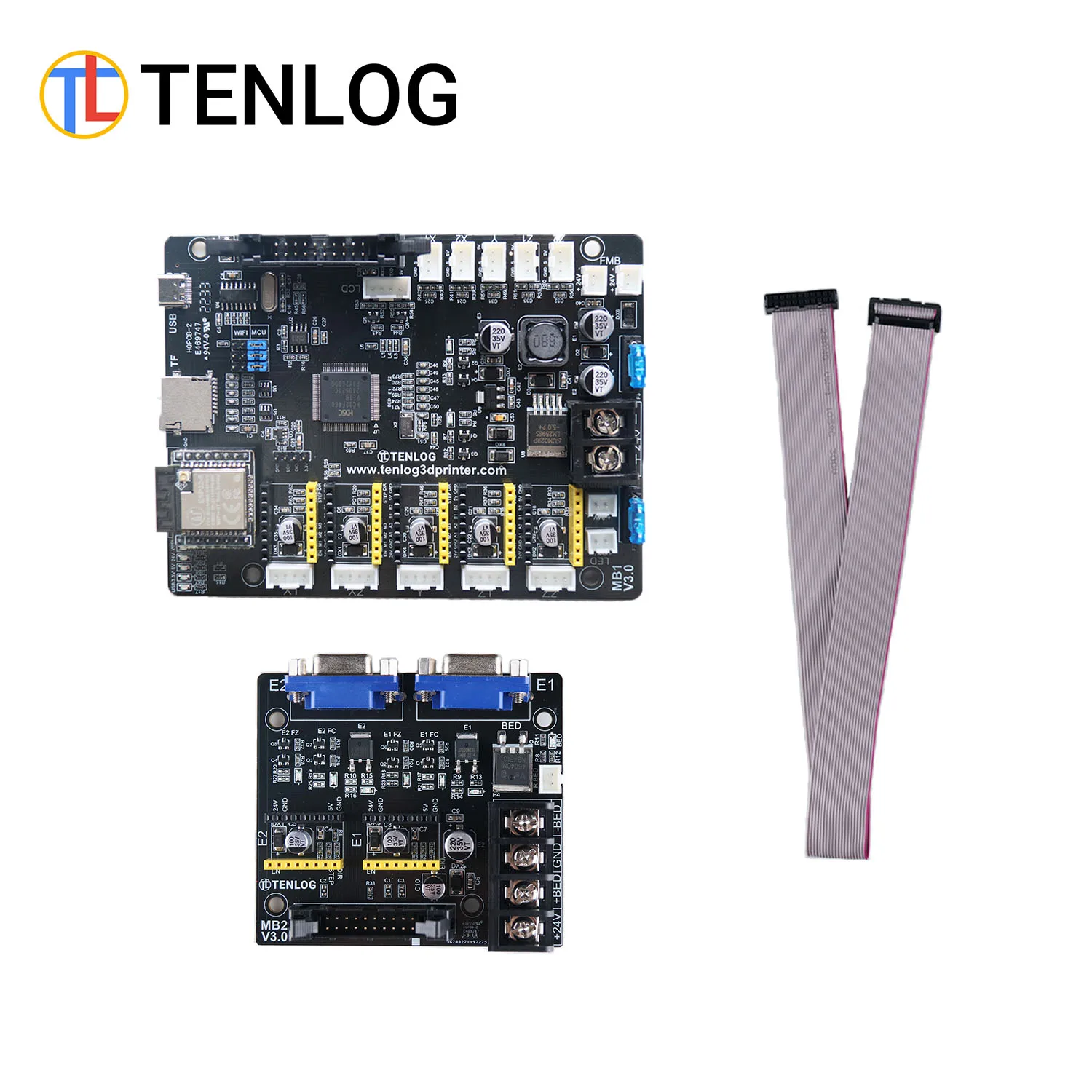 TENLOG 3D Printer Marlin 2.0 Silent Board Motherboard 32-bit New Upgrade Controller Board with WiFi（no TF card）DIY loading=lazy