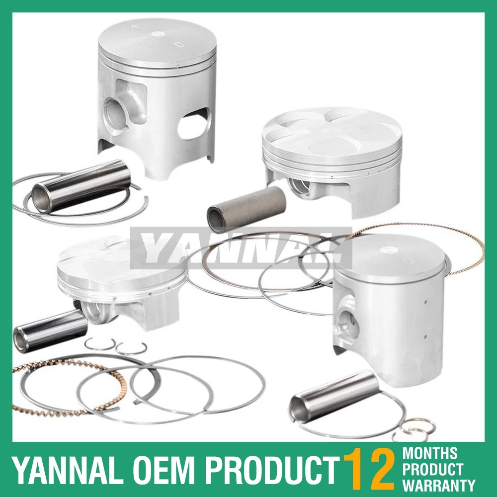 

Для Yanmar 4TNE106D Komatsu 4D106D комплект поршней и комплект колец 123900-22080 123900-22050