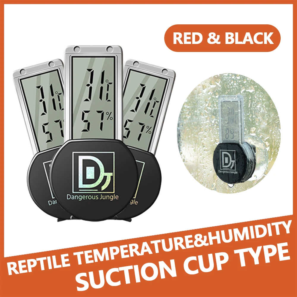 Электронный термометр и гигрометр для рептилий ящерица черепаха рогатая лягушка