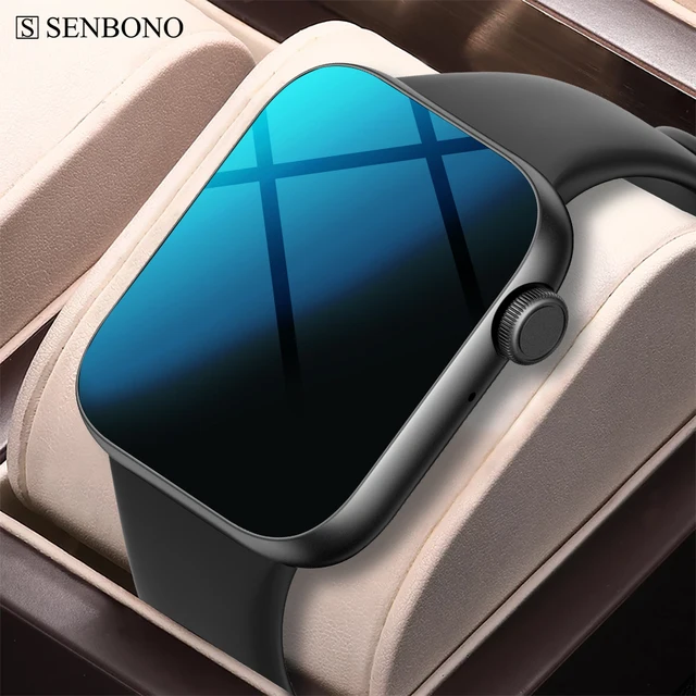 SENBONO New Men's Smartwatch Bluetooth Answer Dial Call Watch 120+ Sport Modes Waterproof Smart Watch Men Women for IOS Android 1