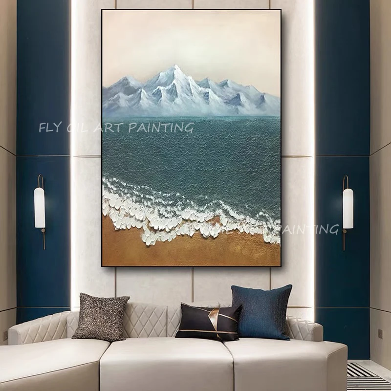 Картина маслом на холсте без рамки большой размер 100% |