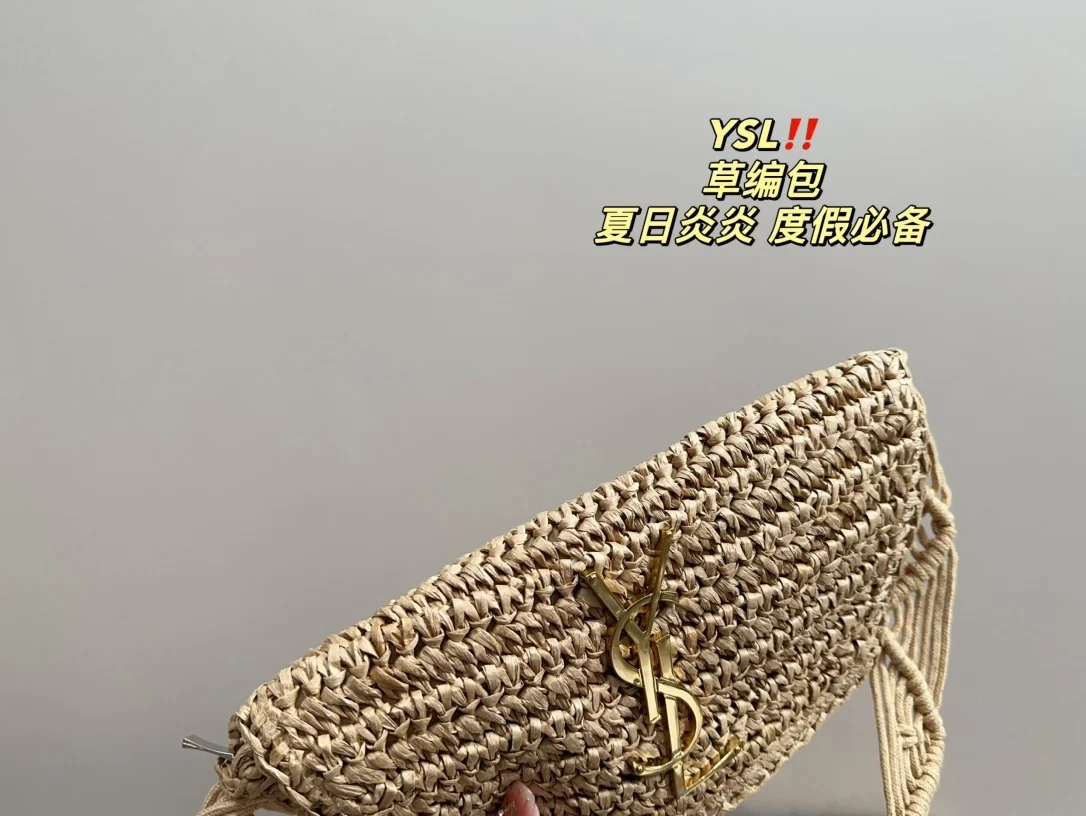 Соломенная В Стиле Сен-Лоран Реплика 1:1 Полная Ощущения Высокого Класса