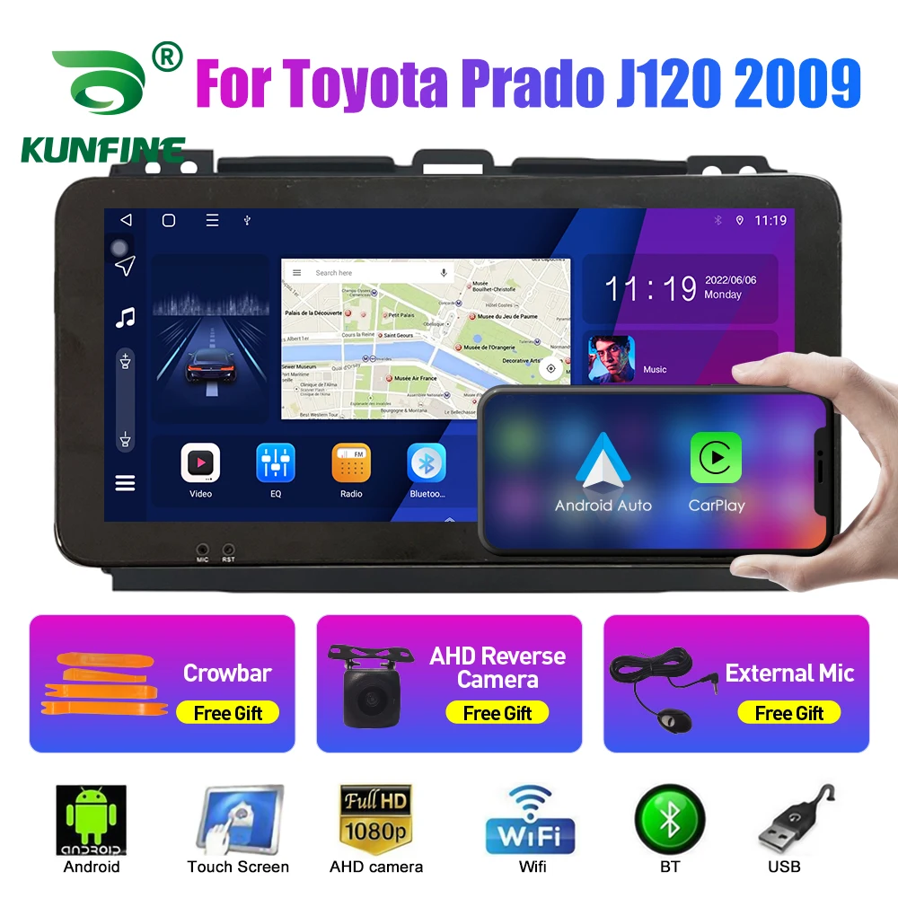 

Car Radio For Toyota Prado J120 2009 Octa Core Android Car DVD GPS Navigation Car Stereo Device Headunit Carplay Android Auto