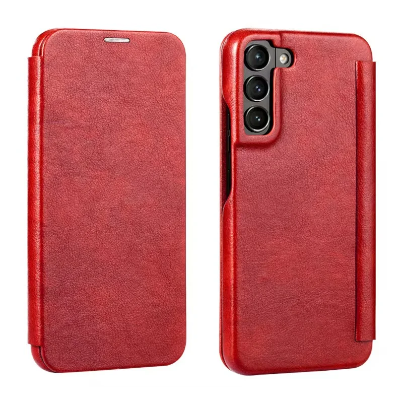 

FMJ27 Double Sided Leather Anti-Slip Phone Case Applicable to a variety of models Leather mobile phone case manufacturers