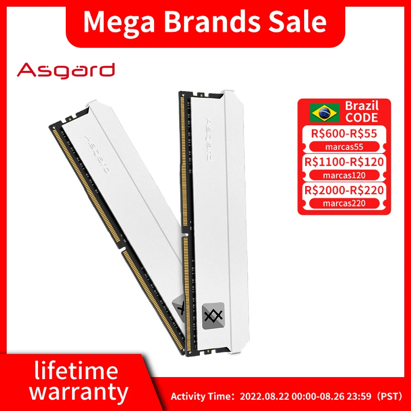 Asgard DDR4 ОЗУ Feryr T3 серии 16 Гб (8GBx2) 3200 МГц 3600 МГц CL14 CL16 CL18 Серебряный ddr4 ОЗУ для ПК - 200 лучших товаров с Али