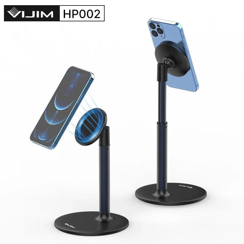 

VIJIM HP002 Magnetic Smartphone Stand for iPhone 12 Mini Pro Max 13 Desktop Magsafe Stand Holder for Vlog Livestream Youtube