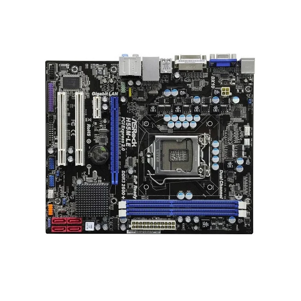 системная плата сокет 1156 ASRock H55M-LE