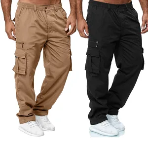 Imported New Streetwear Men's Multi Pockets Cargo Harem Pants Hip Hop Casual Male Track Pants Joggers Trouser