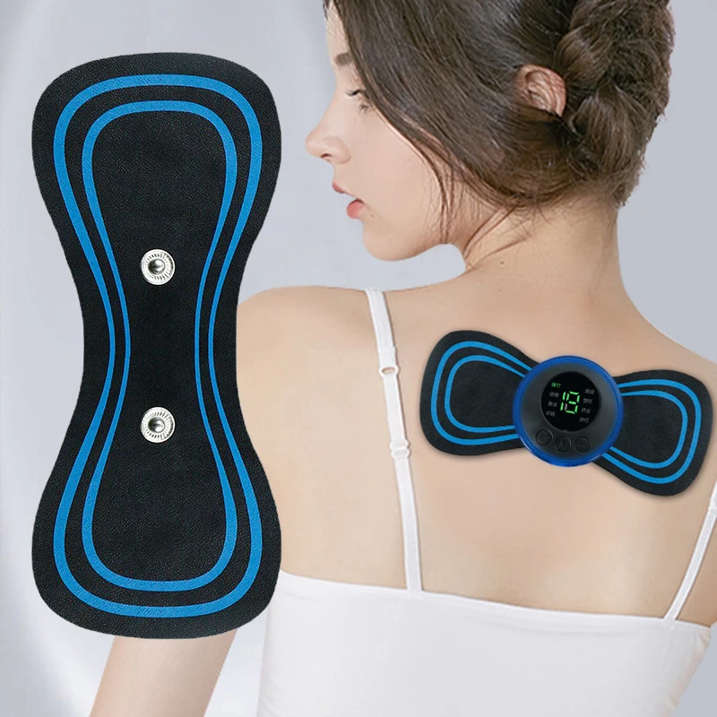 

Rechargeable Smart Neck Massager EMS Cervical Vertebra Massage Patch Portable Acupuncture Physiotherapy for Muscle Pain Relief