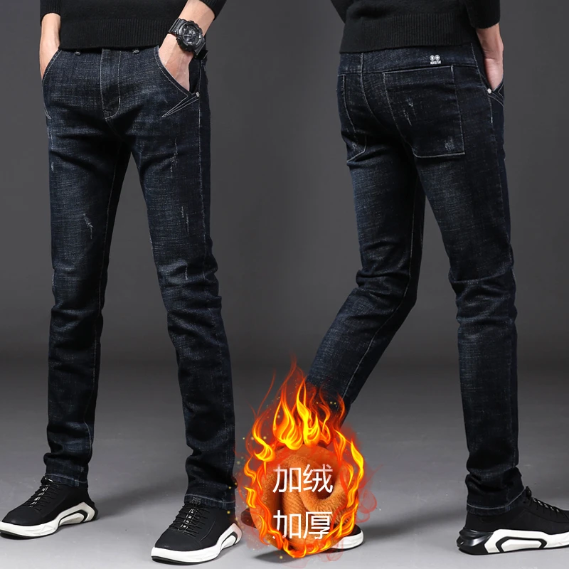 

2022 Print Streetwear Men Hip Hop Baggy Jeans Pants Winter Clothes Straight Loose Goth Denim Trousers Pantalones Vaqueros
