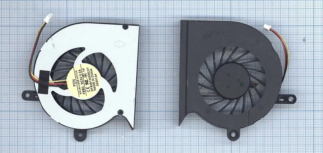 Вентилятор (кулер) для Toshiba DFS481305MC0T FBBC (3-pin)