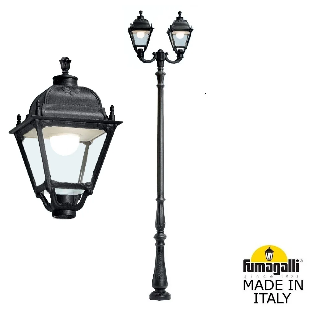 Парковый фонарь FUMAGALLI TABOR OFIR/SIMON 2L U33