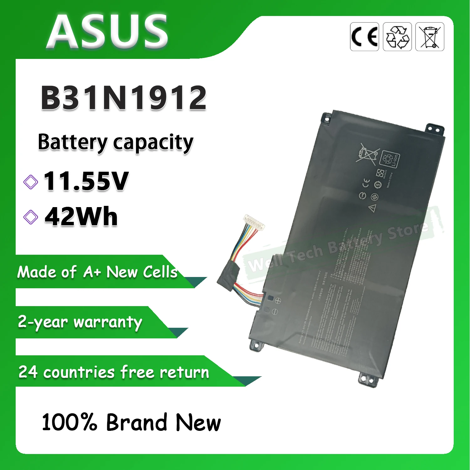 11 55 В 42 Втч B31N1912 Аккумулятор для ноутбука E410M E410MA E510M E510MA L410MA