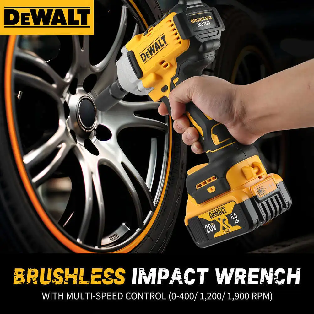 DEWALT DCF900 безщекотливый гаечный ключ с высоким крутящим моментом ударный 20V