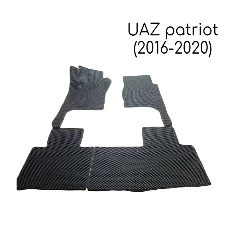 Коврики ЭВА для УАЗ ПАТРИОТ 2 ПОКОЛЕНИЯ С 2014 ГОДА комплект из 4 ковриков (ЗАДНИЙ