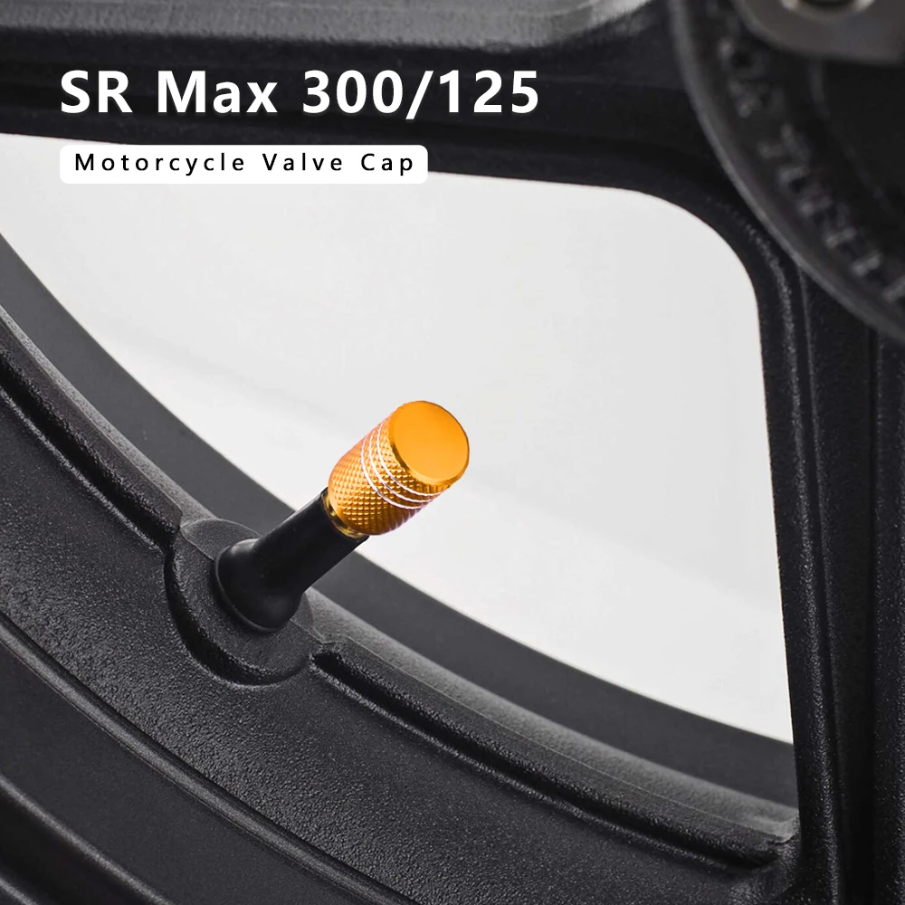 Motorcycle Valve Cap SXR 50 Tire Stem Cover CNC Aluminum for Aprilia SR Max 125 300 SRV 850 Atlantic 250 400 500 RXV 450 550