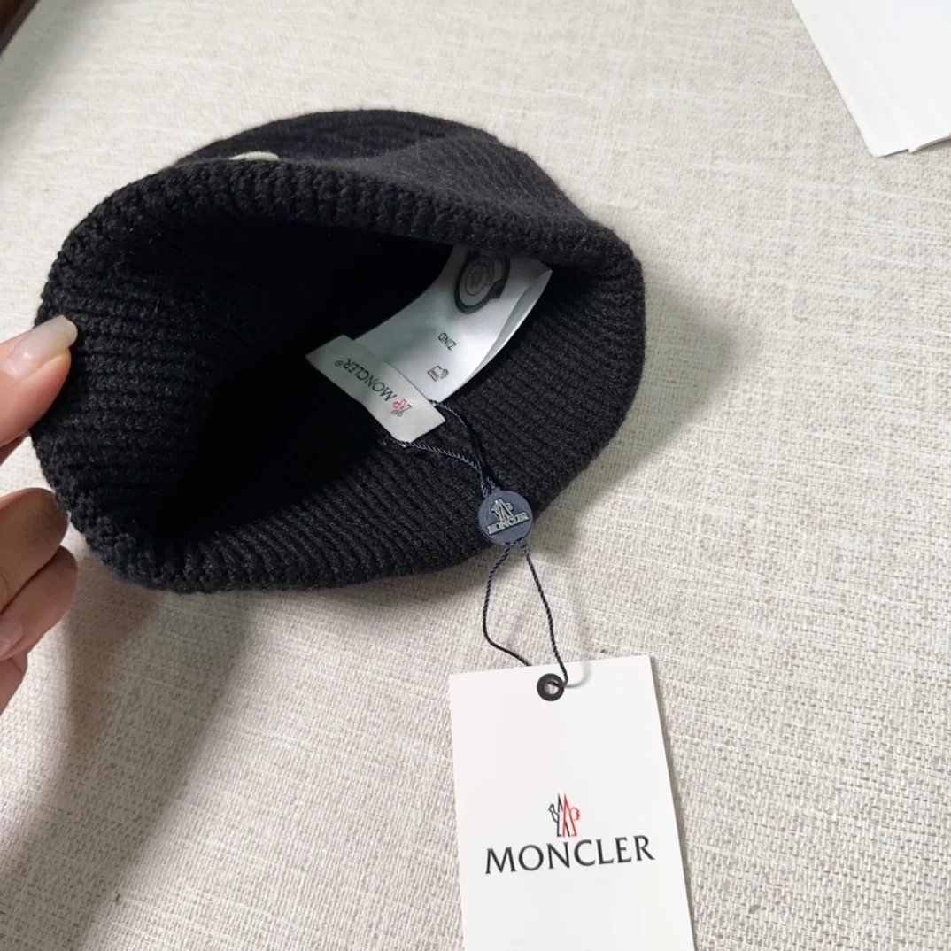 копия 1: 1 Вязаная Шапка MONCLER Новые Мужские И Женские Теплые Вязаные Зимние Шапки