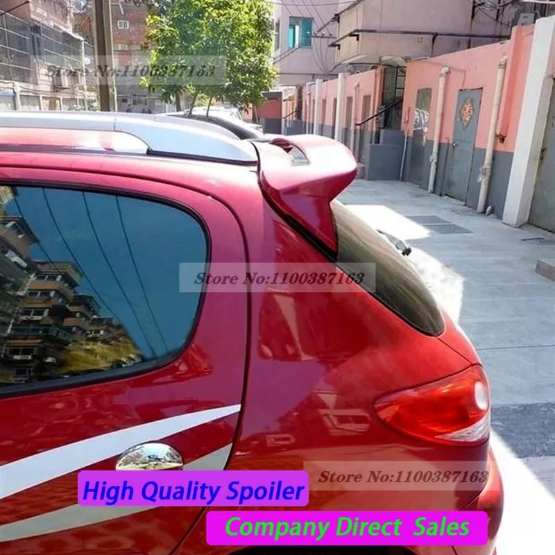 Высококачественный спойлер из АБС-материала для заднего багажника крыши Peugeot 206