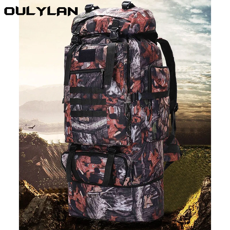 

Capacity Sport BagMountaineering Luggage Backpack Blaso Travel Camping Rucksack Hiking Army Climbing Bag Trekking Mochila Large