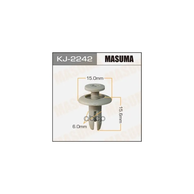 Клипса Автомобильная Universal Masuma арт. KJ-2242