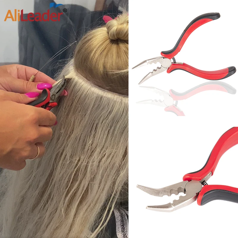 

Hair Extensions Pliers 3 Holes Hair Extension Pliers For Linkies Micro Nano Beads Ring Hair Extensions Opener And Removal Tools