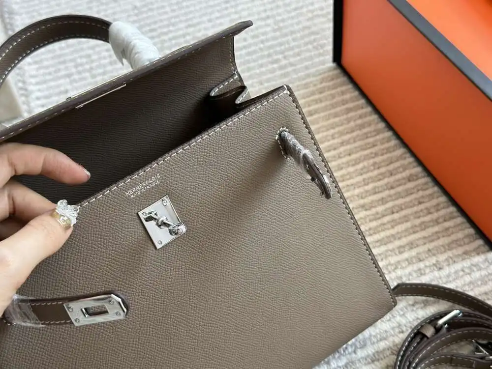 точная копия 1:1 Новая В Стиле Hermes Kelly Bag КлассичесКая Универсальная Через Плечо