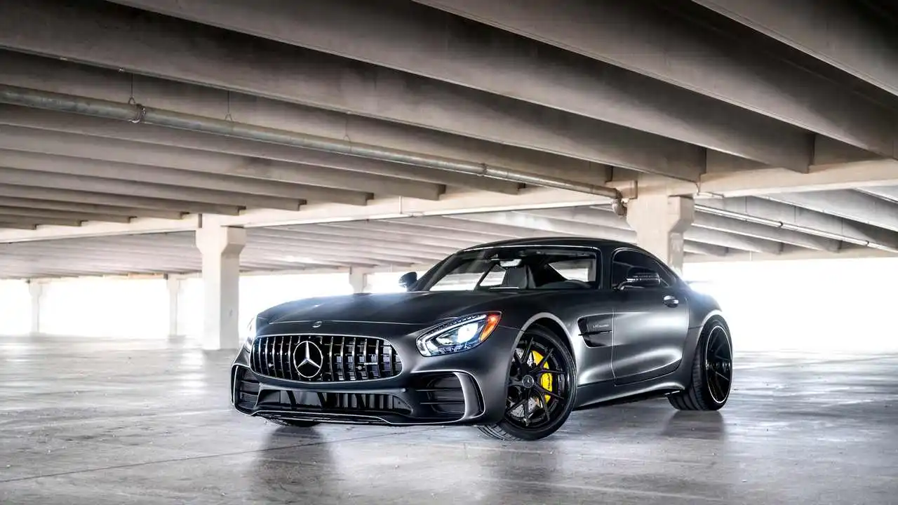 Mercedes AMG gt Black Matte