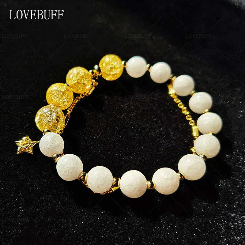 LOVEBUFF Love And Deepspace Xavier Secret Promise Зимний браслет с подвеской в виде звезды солнца и