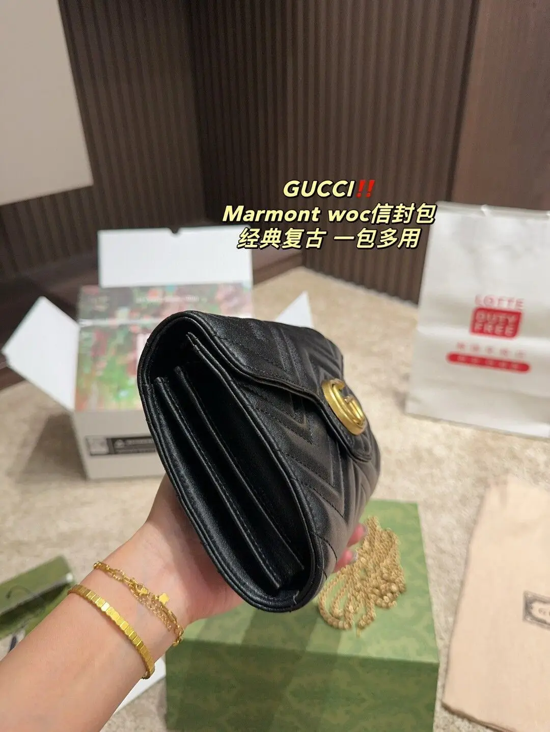 Сумка Из ВолоВьей Кожи В Стиле Gucci 20СМ*14СМ