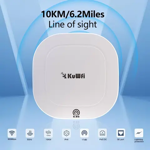 KuWFi 900Mbps беспроводной сетевой мост 5ГГц