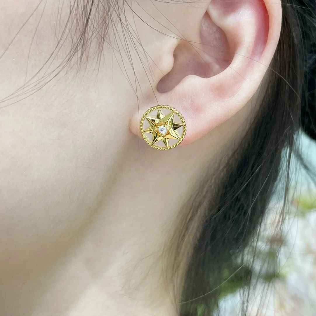 Женские модные серьги Dior | AliExpress