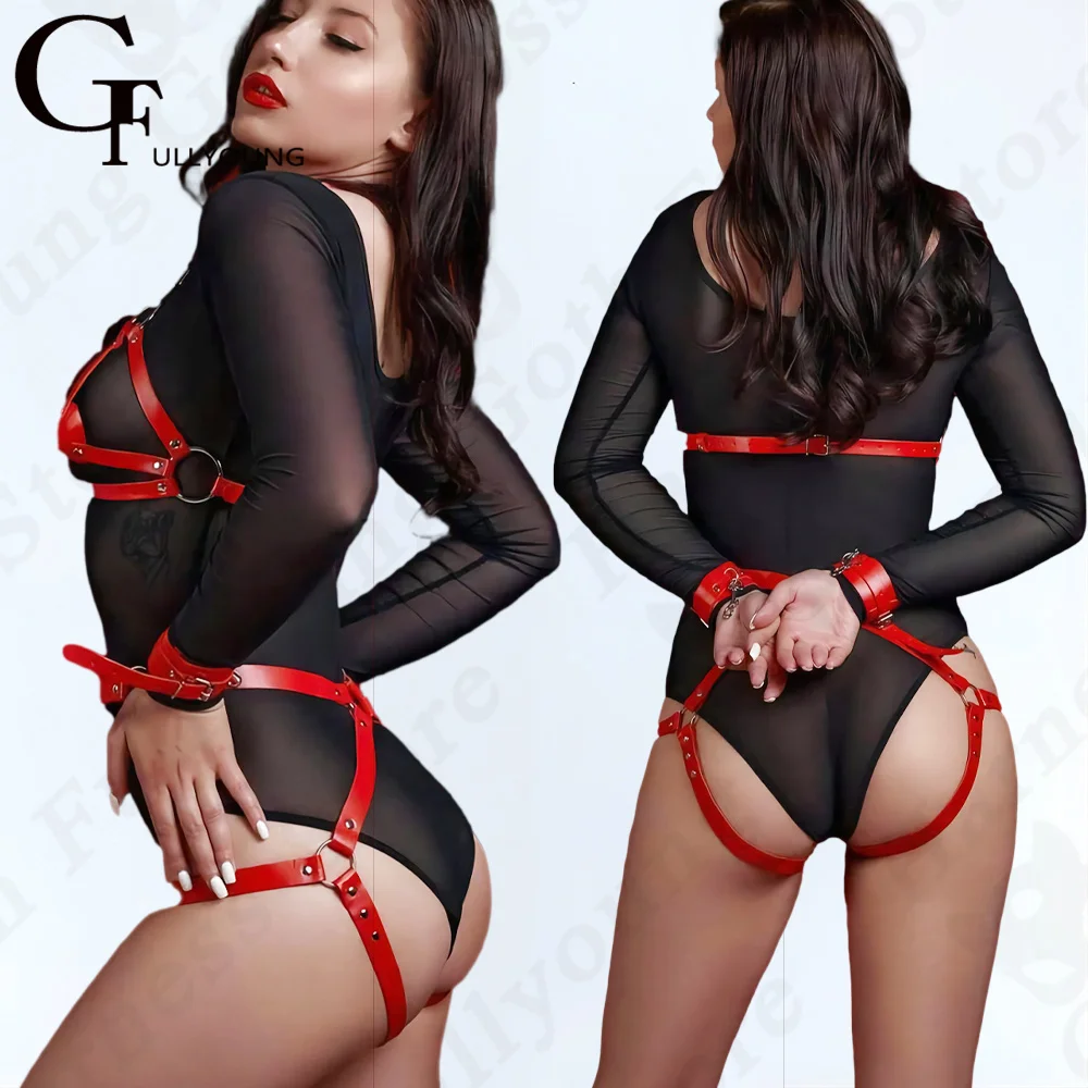 Сексуальная портупея для женщин модная подвязка тела ремни из искусственной