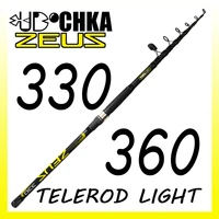 udochka zeus telescopic spinning carbon fishing rod 7 parts