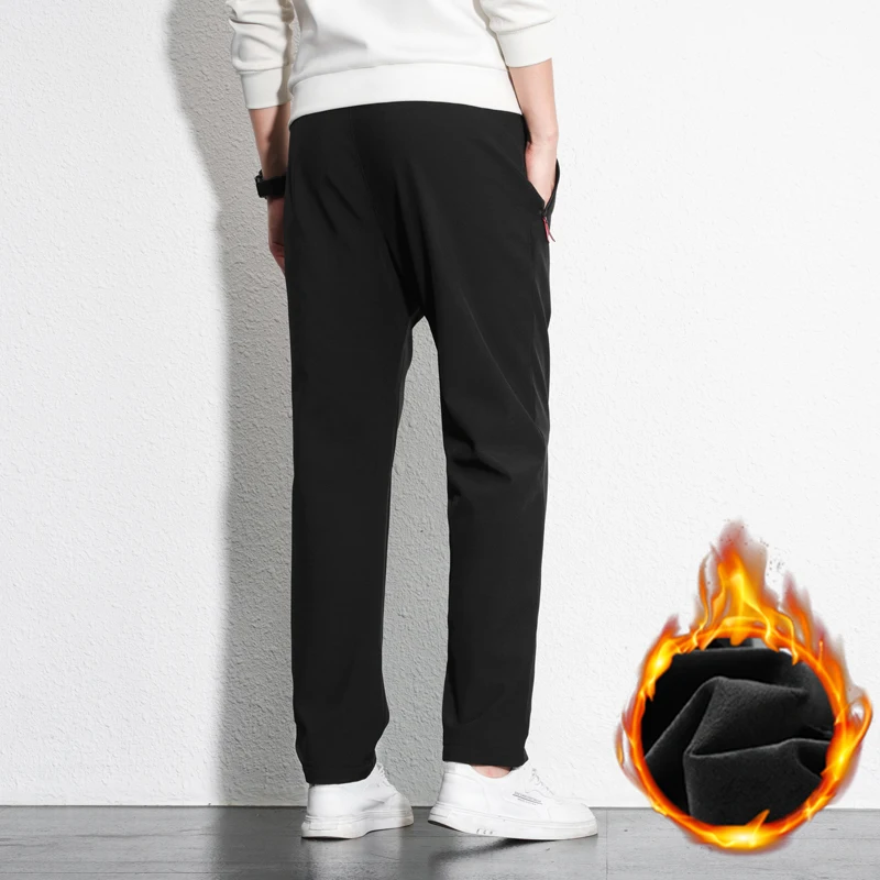 Мужские зимние джоггеры Huncher мужские брюки с флисовой подкладкой утепленные