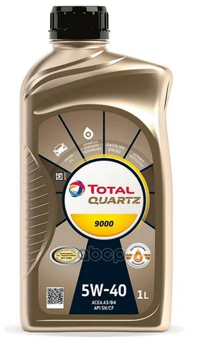 TotalEnergies Масло Моторное Total Quartz Energies 9000 5W-40 Синтетическое 1 Л 166243